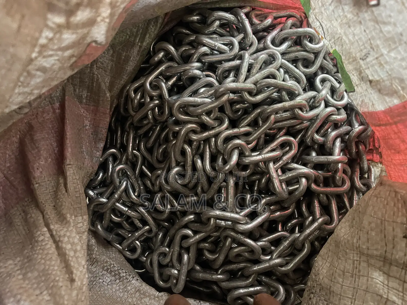 8mm Galvanized Steel Chain –Rust Resistant Barrier Demarcation Chain