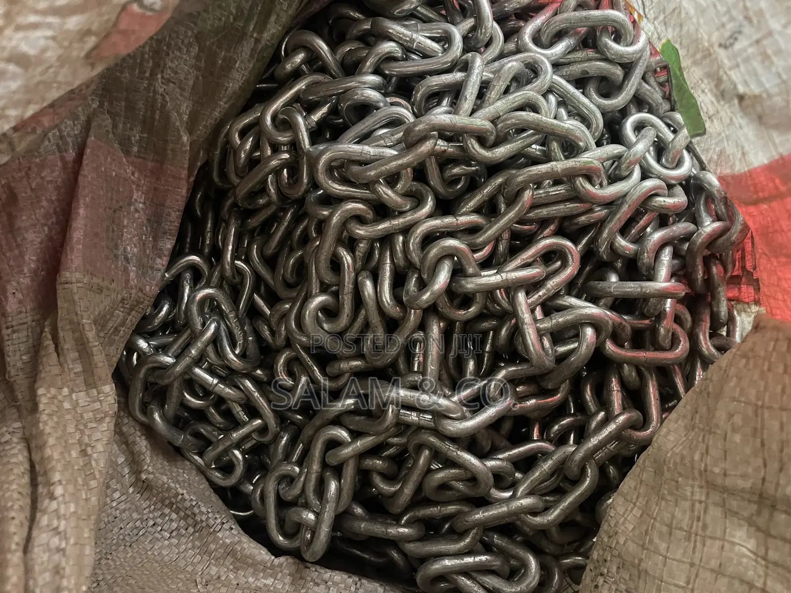 8mm Galvanized Steel Chain –Rust Resistant Barrier Demarcation Chain