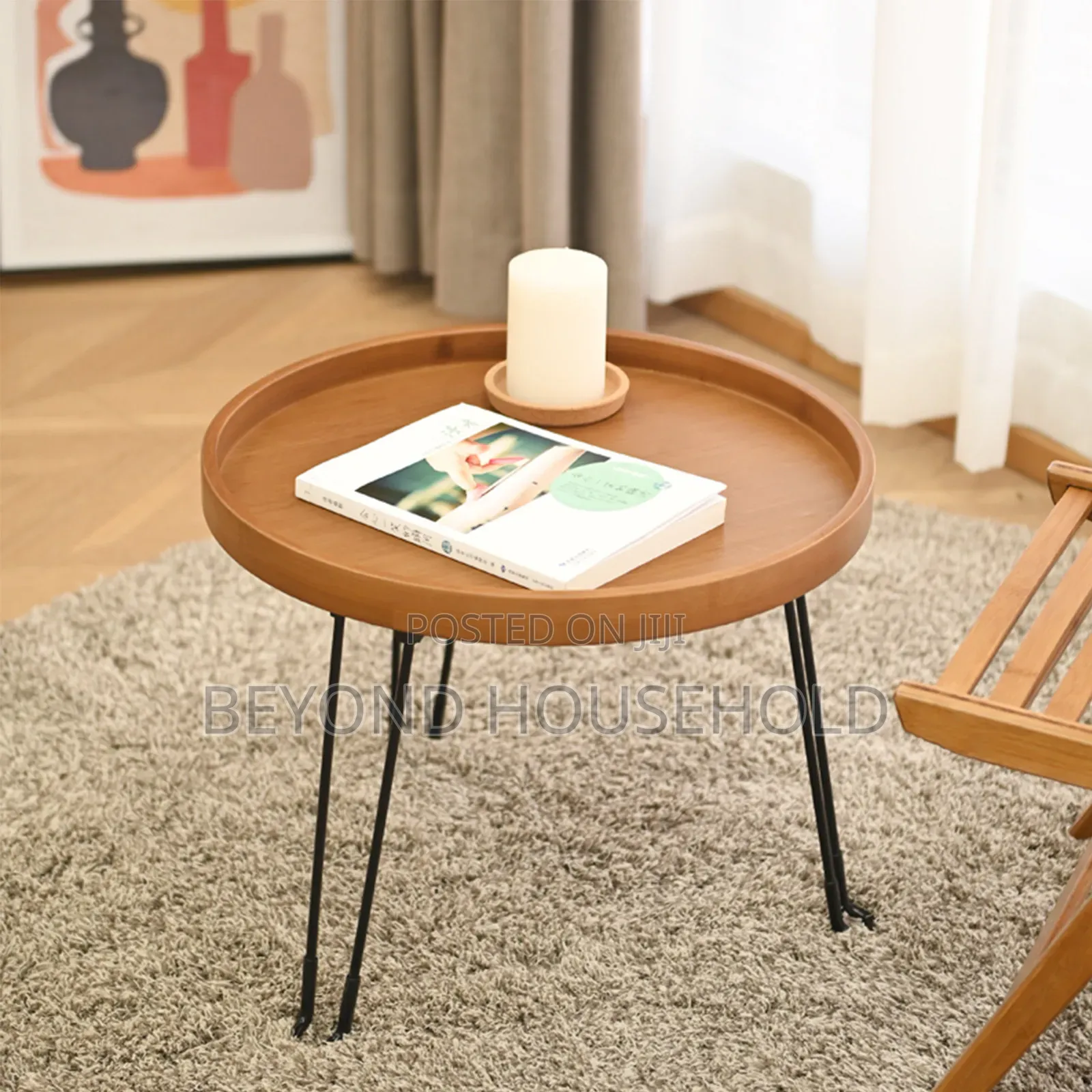 Foldable Nordic Coffee Table Side Stool