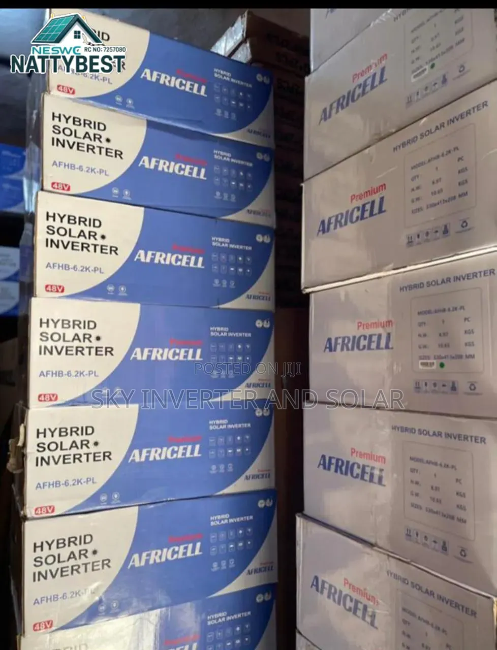 6.2kva/48v Africell Hybrid Inverter