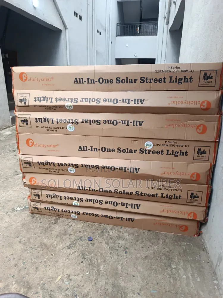 Felicity Solar Street Light 100watts All in One