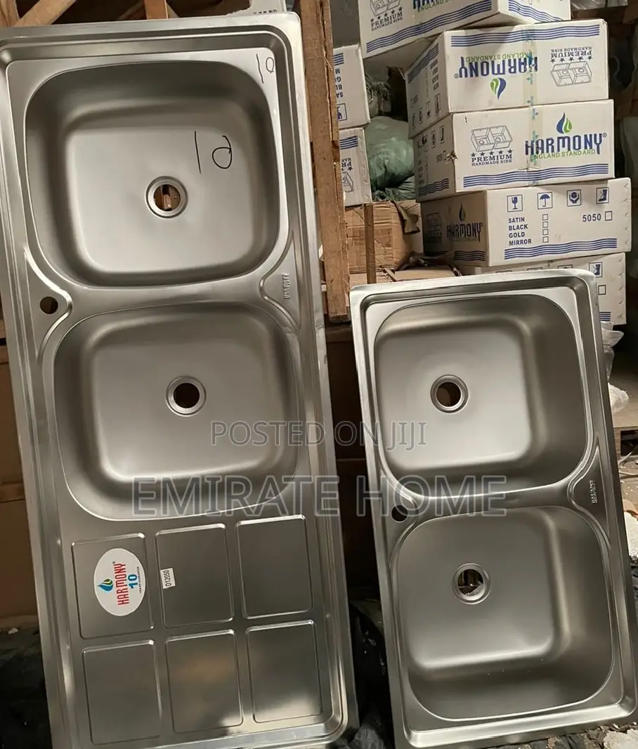 Kitchen Sink Double Bowl Single Tray With Double Bowl Available