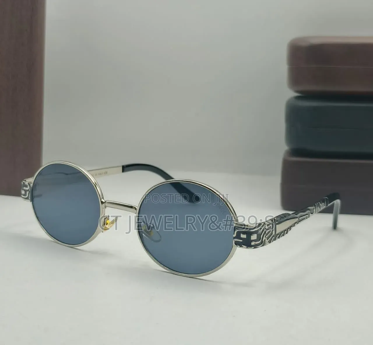 Round Saints Laurent  Fashion Sunglasses Metalframe