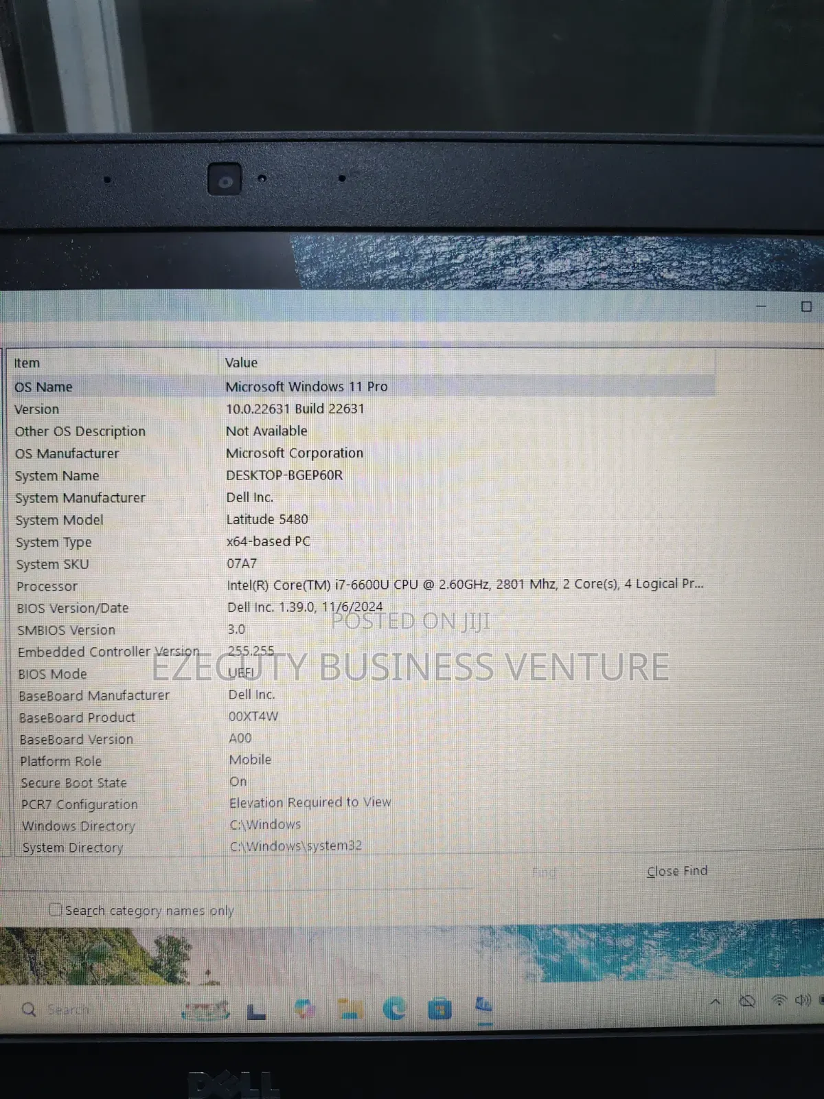 Laptop Dell Latitude 5480 16GB Intel Core i7 SSD 512GB