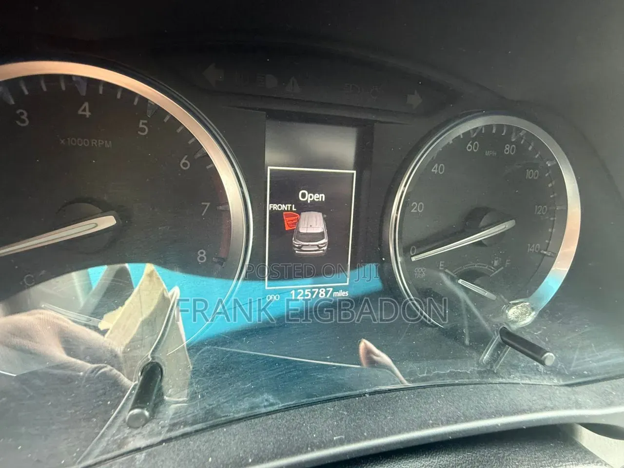 Toyota Highlander XLE 4x2 V6 (3.5L 6cyl 8A) 2017 Blue