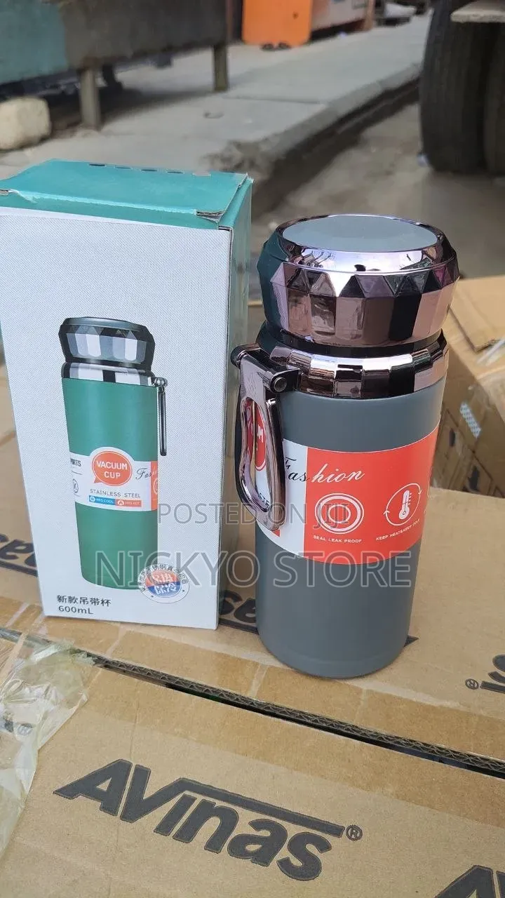 600ml Stainless Steel Vacuum Flask Cup