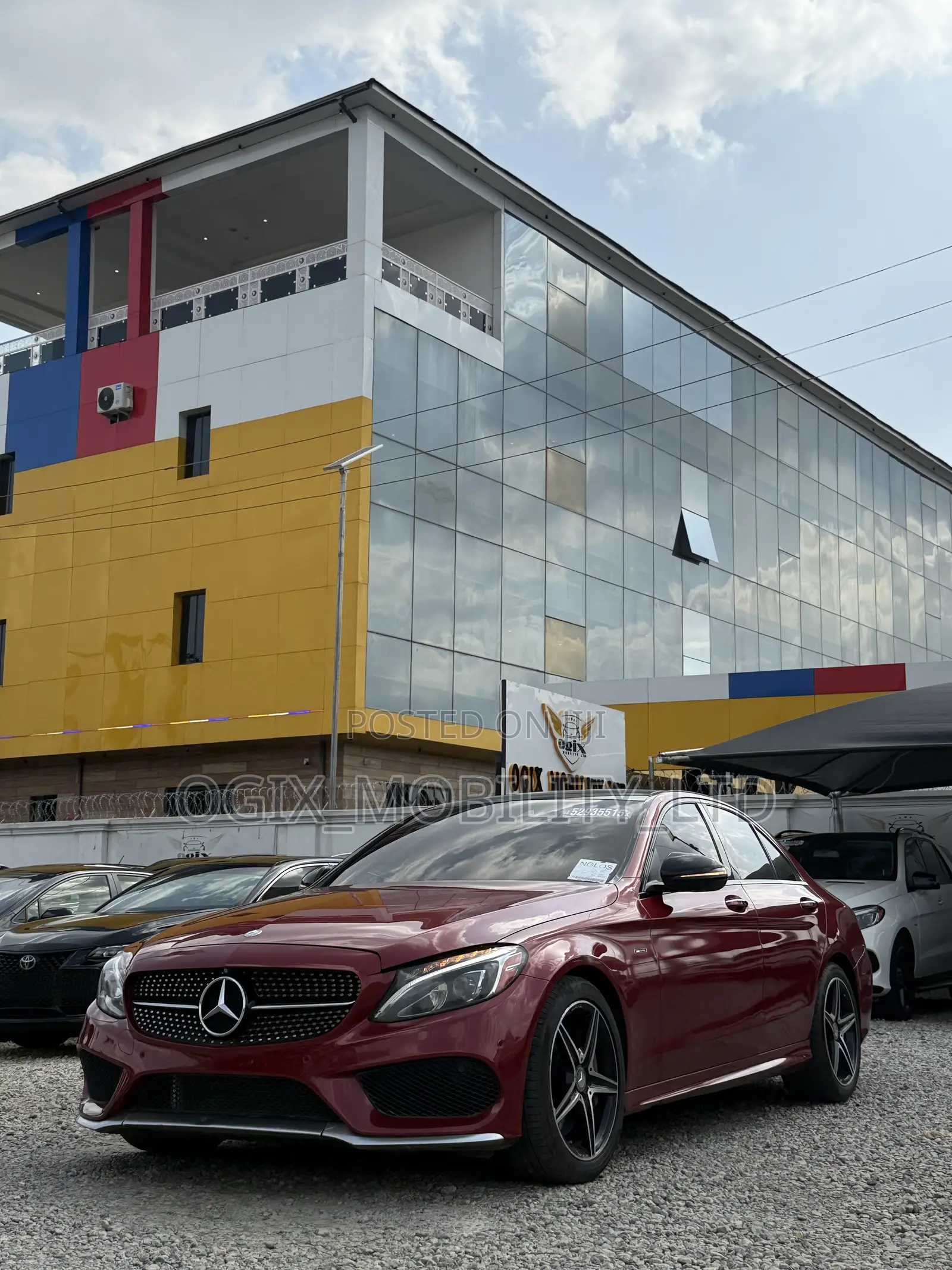 Mercedes-Benz C450 2016 Red