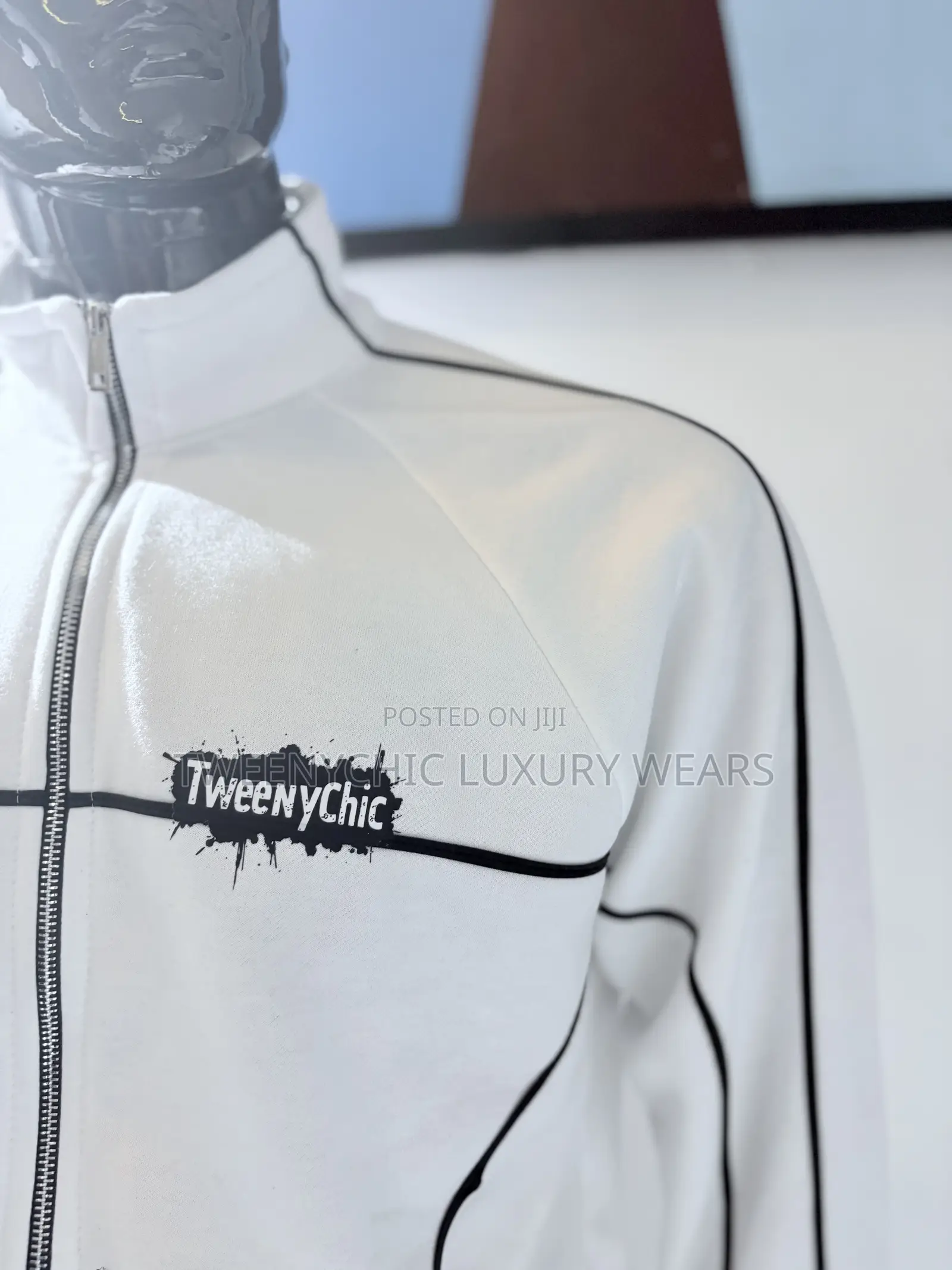 Luxury White Tracksuit Premium Quality