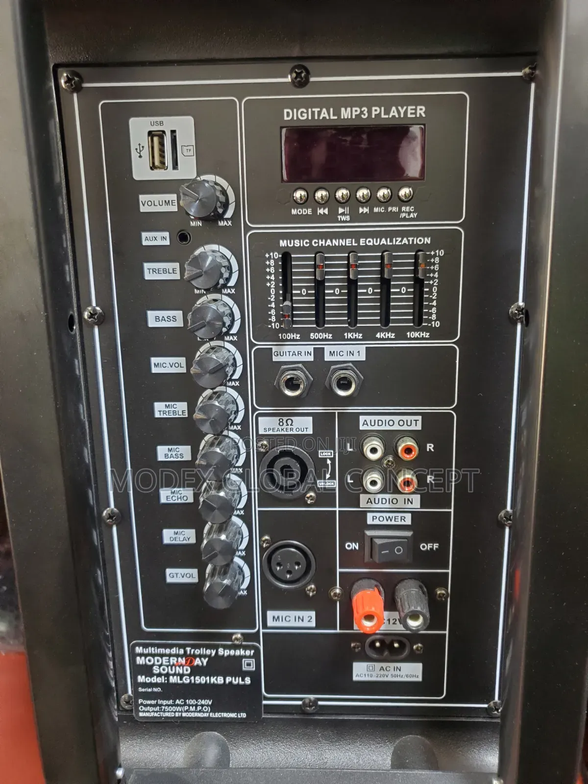 Modernday Sound Mlg1501kb Plus 15" Speaker System.