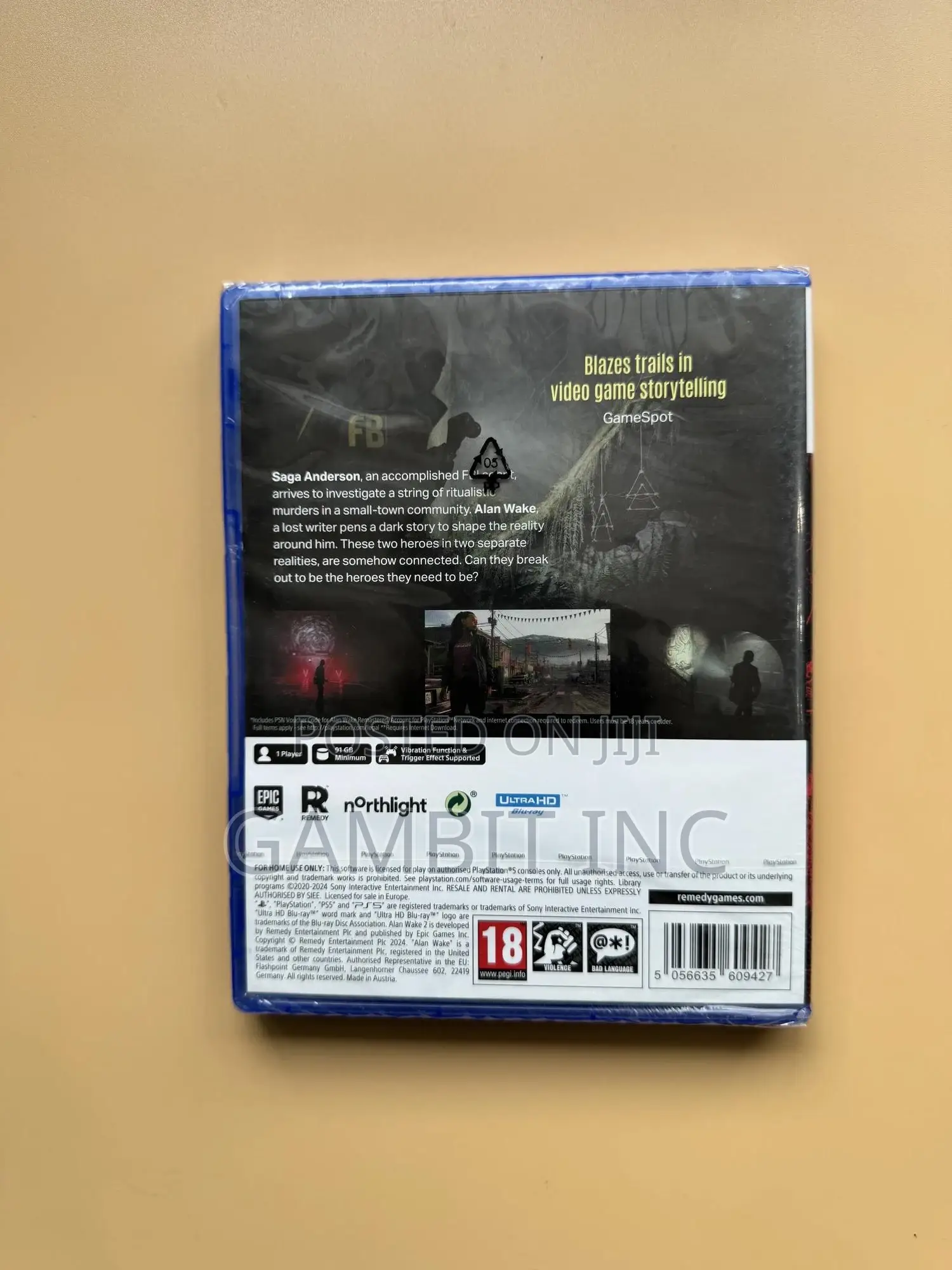 Playstation 5 Alan Wake Ii Deluxe Edition