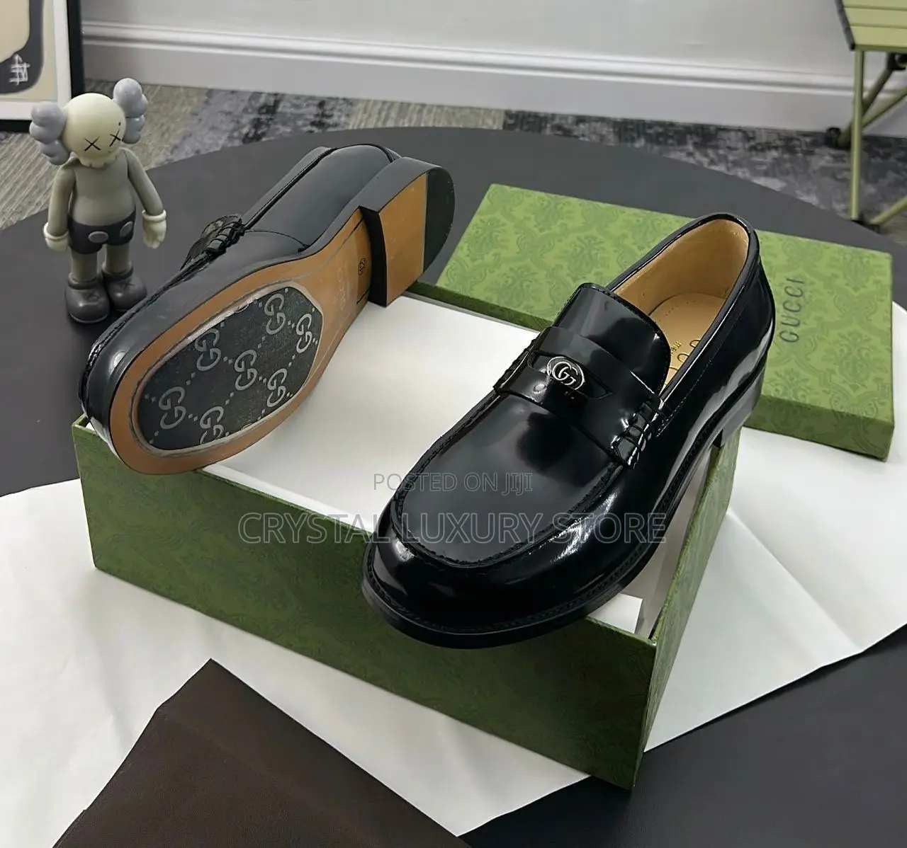 Gucci Quality Luxury Men Genuine Leather Cooperate Shoe