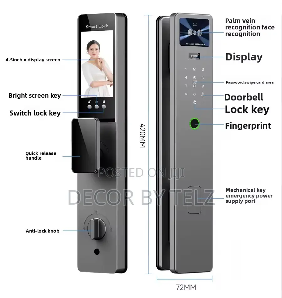 Snart Door Lock With All Features