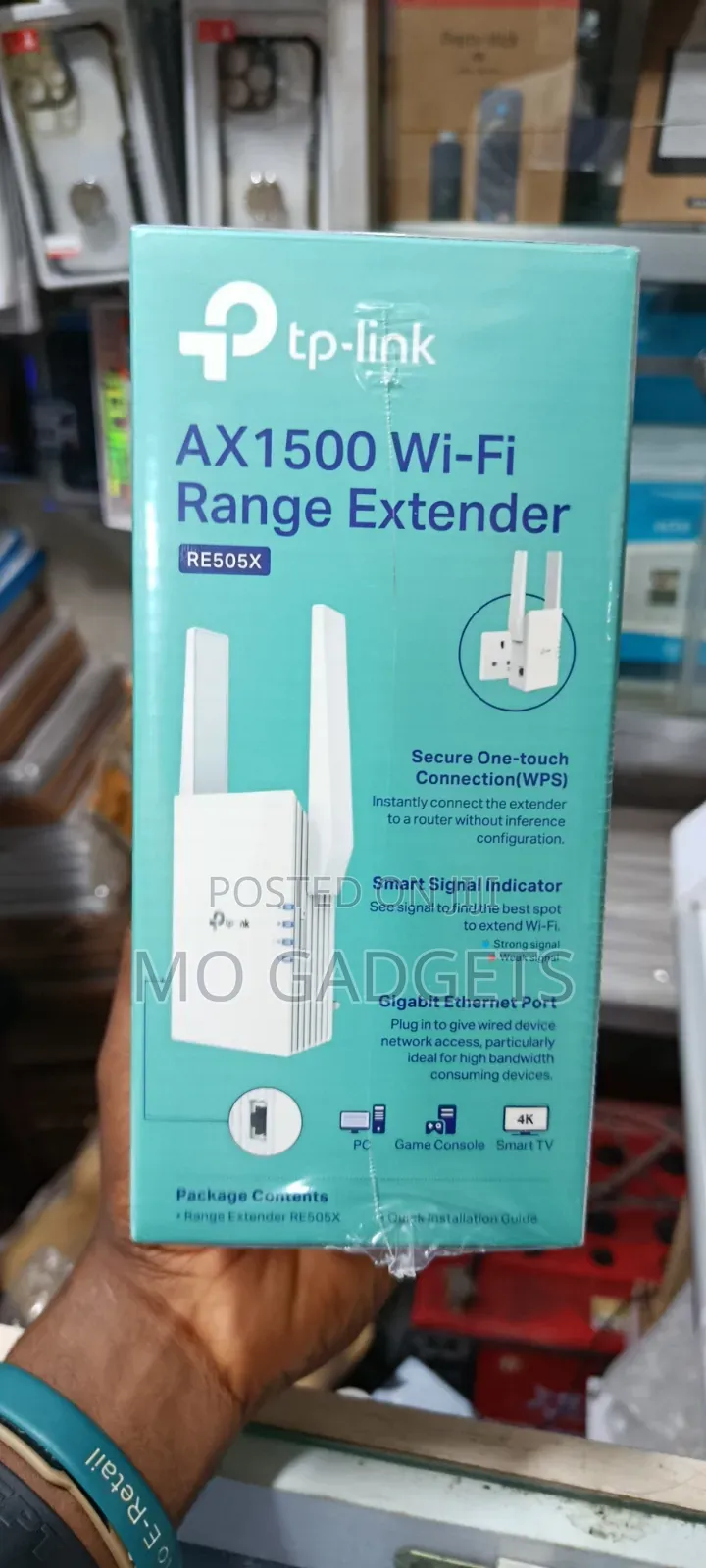 Tplink ( Tp-link ) Dual Band Ax1500 Wifi Range Extender Re 505x