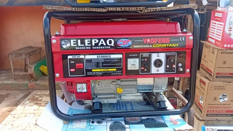 3.0kva Elepaq Constant Petrol Generator 100%Copper Coil