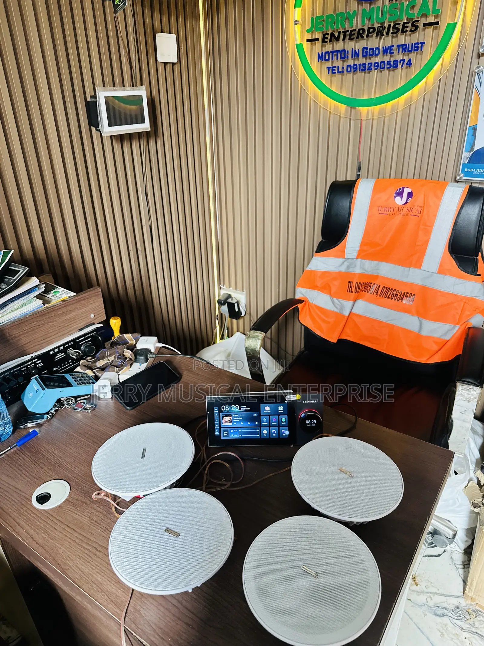 30w Frameless Ceiling Speakers /in Wall Amplifier for Home Automation