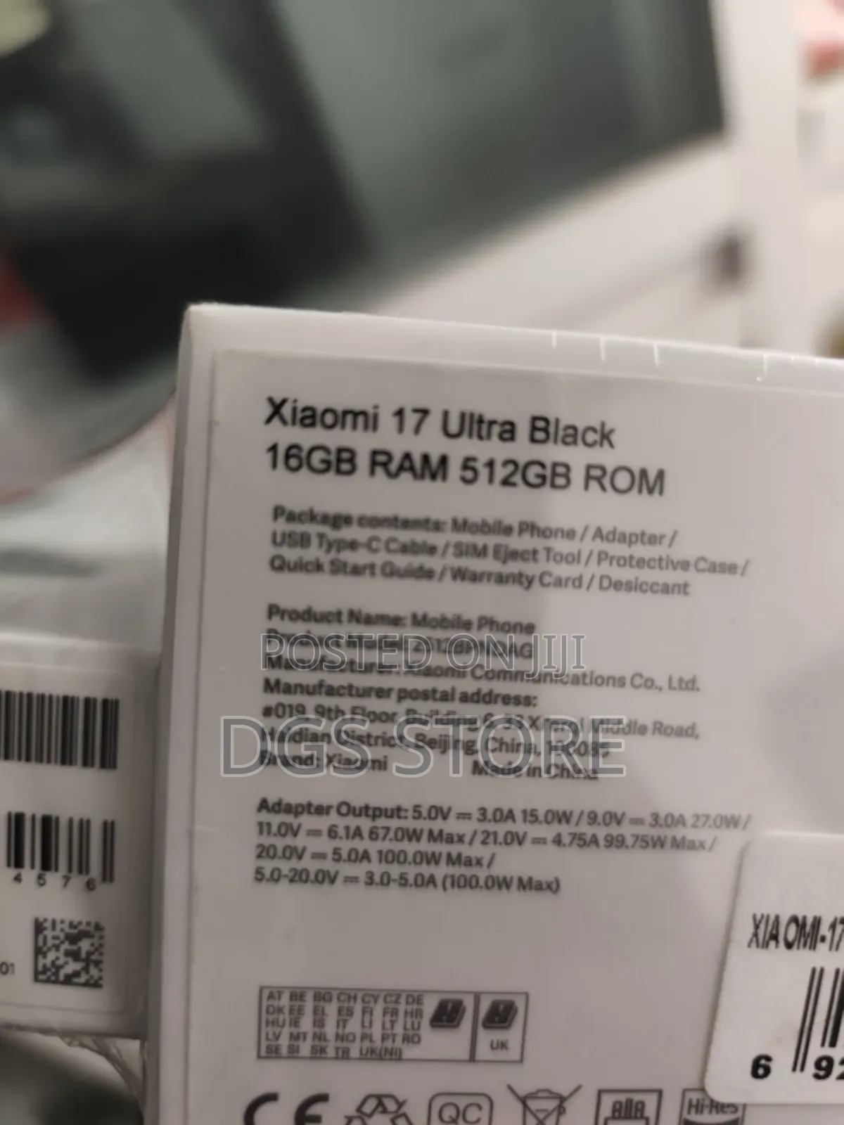 New Xiaomi 17 Ultra 512 GB Black