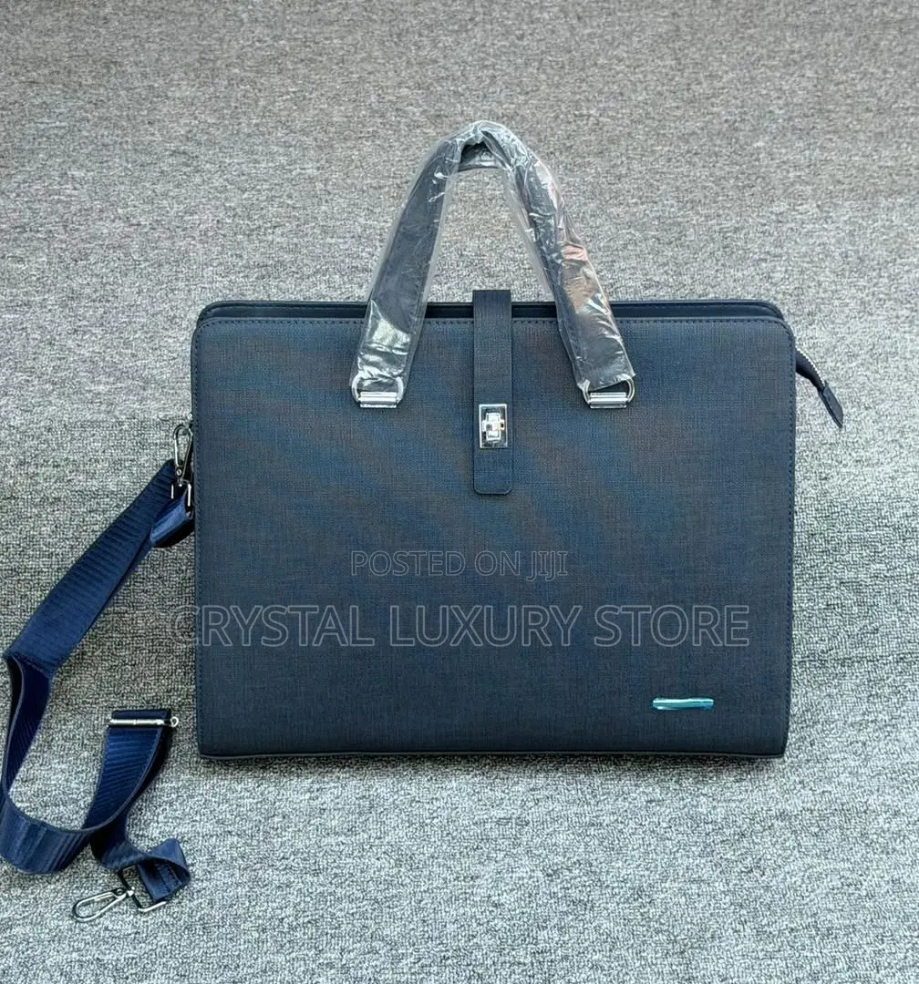 Hermes Quality Luxury Men Genuine Leather Laptop Bag