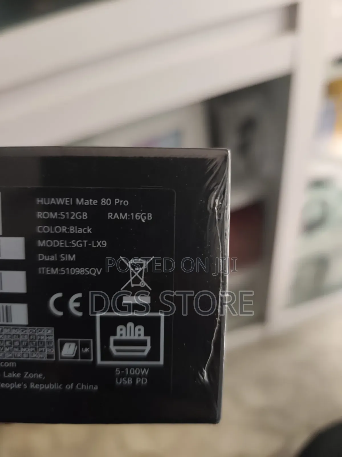New Huawei Mate 80 Pro 5G 512 GB Black