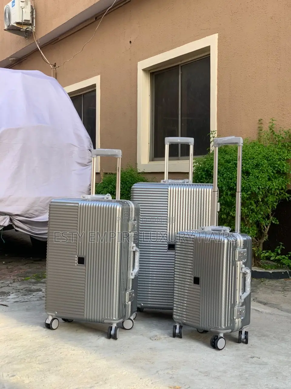Aluminum Pure Quality Traveling Box Set of Three