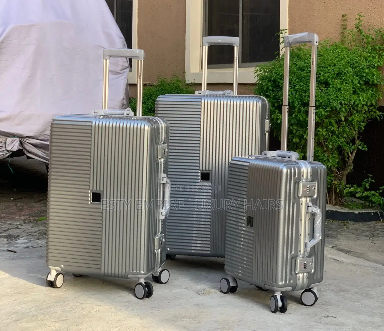 Aluminum Pure Quality Traveling Box Set of Three