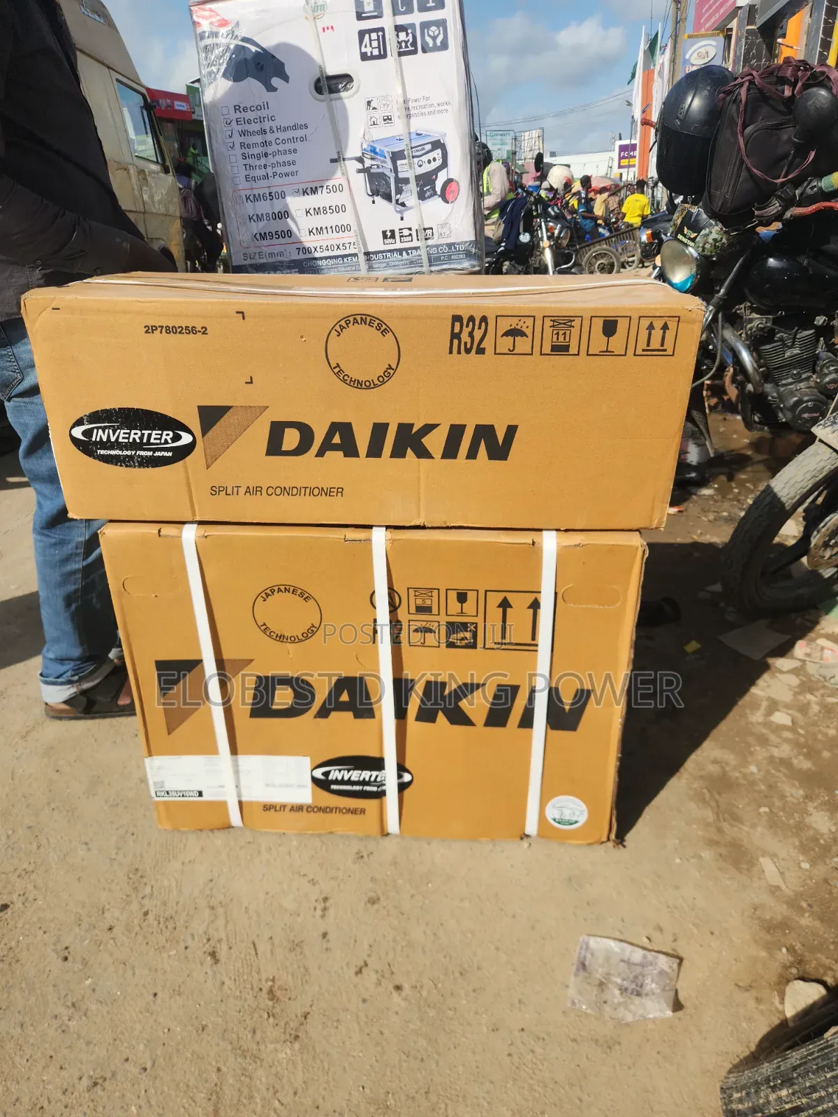 Daikin Inverter Ac 1.5hp With Kits Copper Condenser