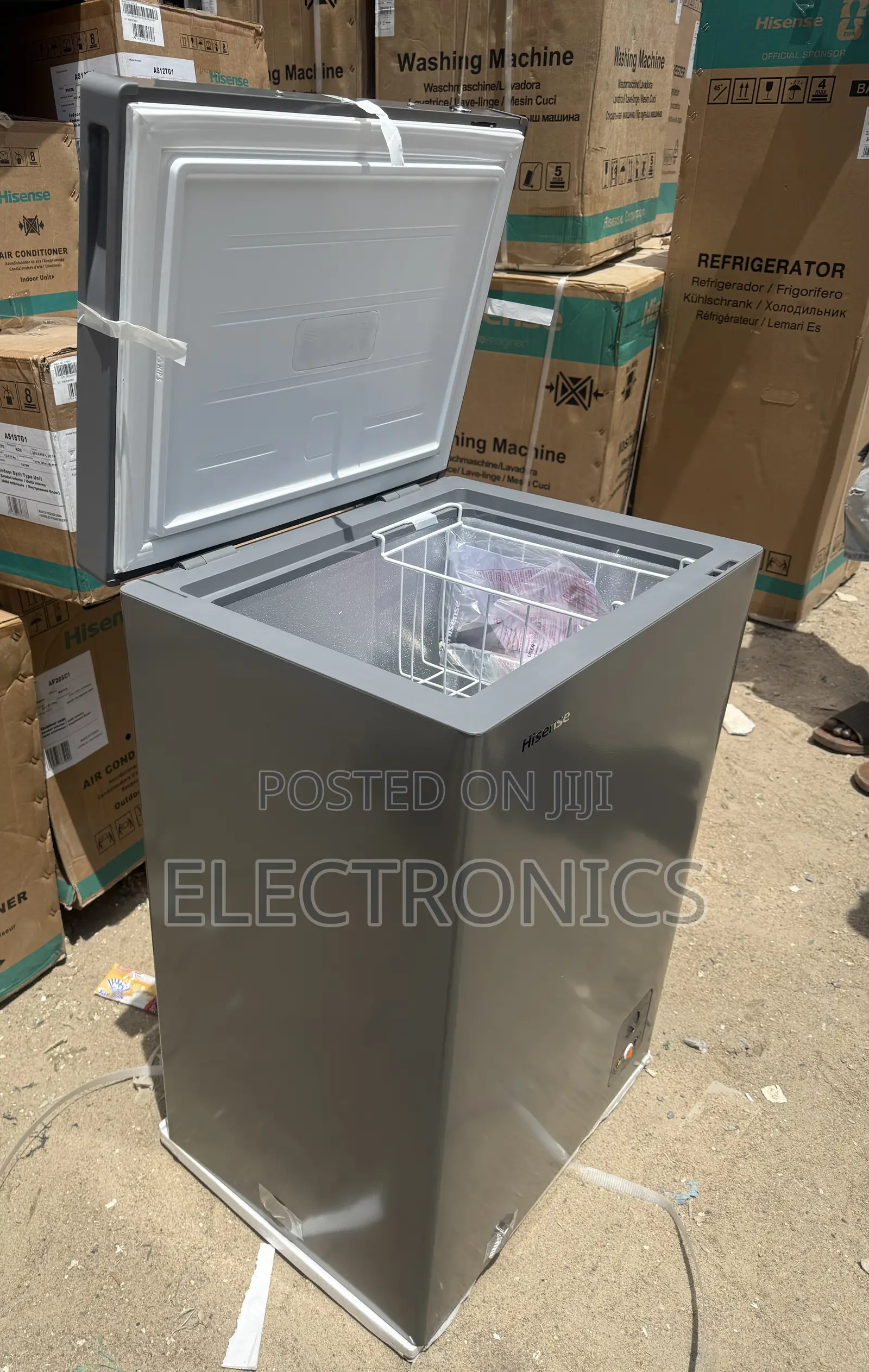 Hisense Chest Freezer 97l Silver (130sh-Fc)