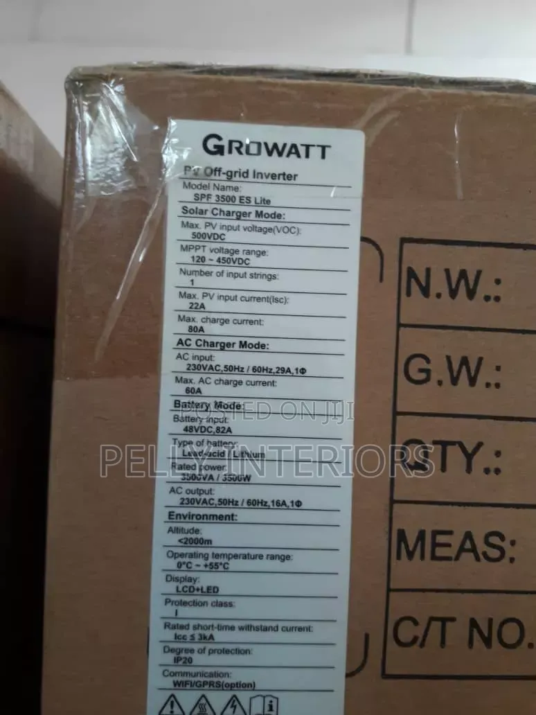 Growatt Solar Inverter 48volts 3.5kva