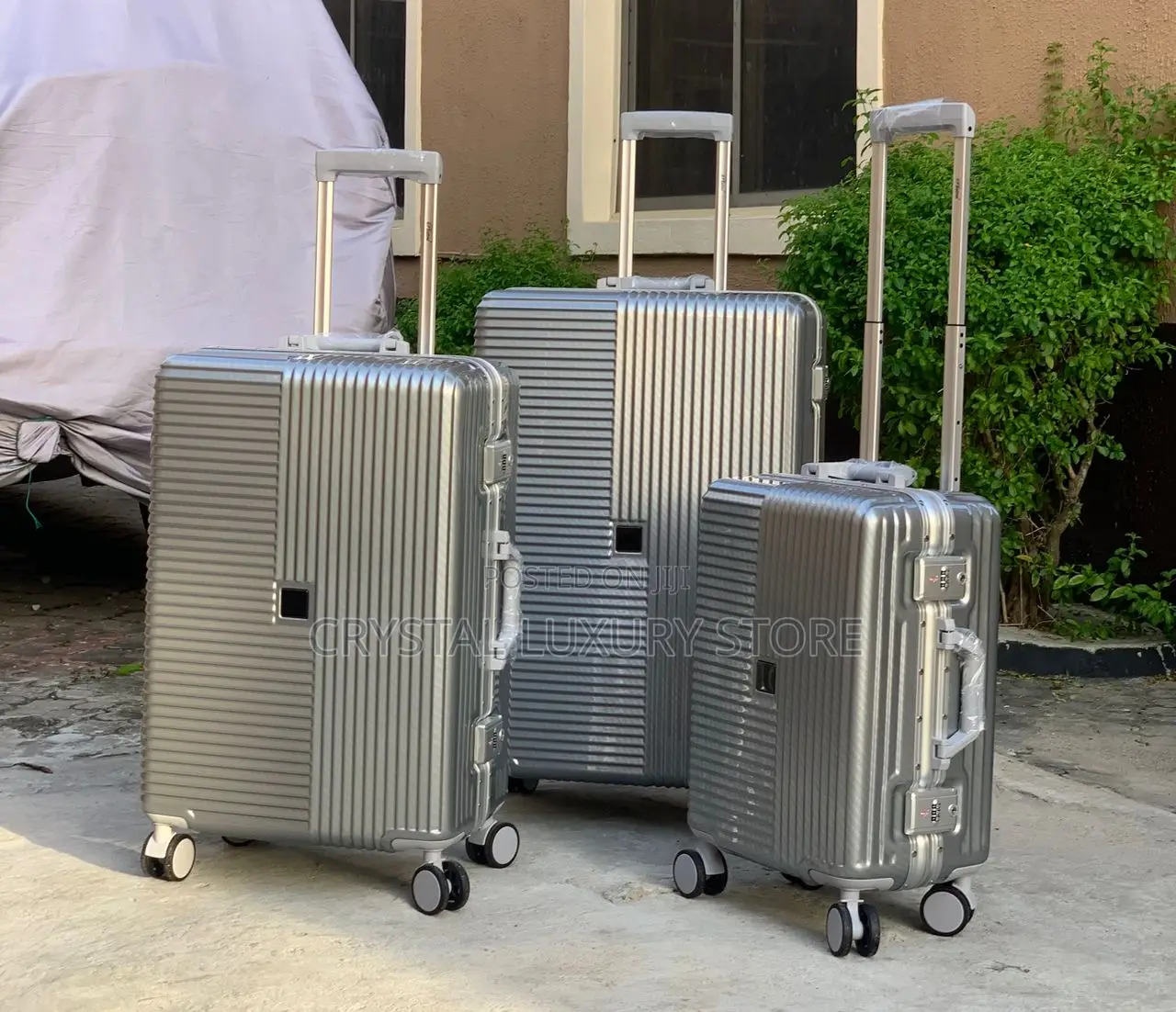 Pure Aluminium Quality Luxury Travel Luggage
