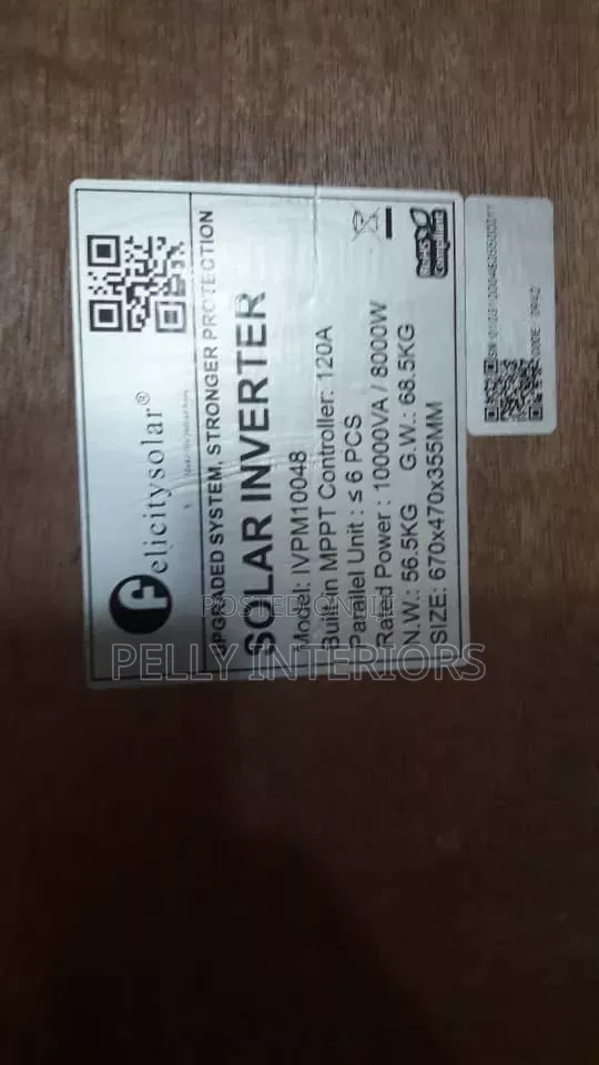 Felicity Ivpm 10kva Hybrid Inverter 48volts