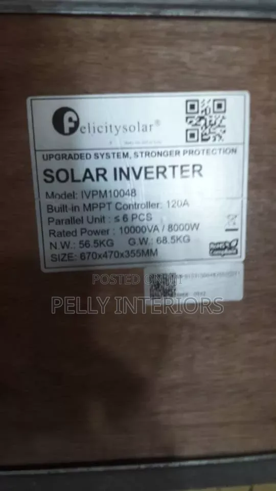 Felicity Ivpm 10kva Hybrid Inverter 48volts