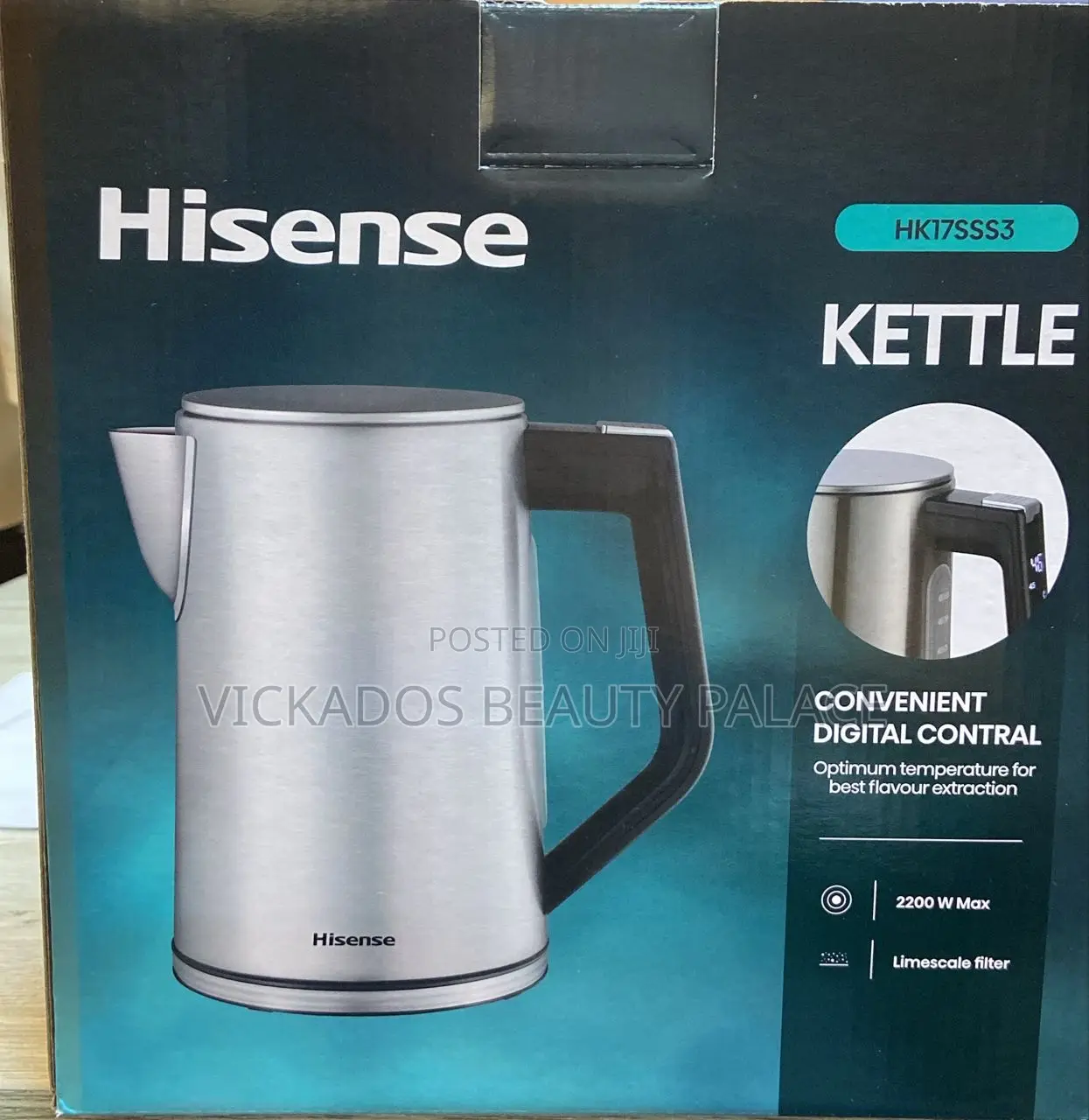Hisense 1.7l Kettle H17ksss3