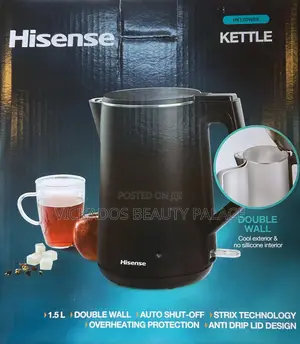 Hisense Kettle Is 1.5l Hiskt15dwbk