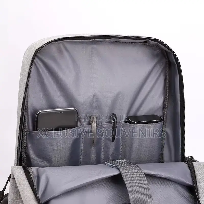 Custom Logo Waterproof Laptop Backpack With Usb Charging