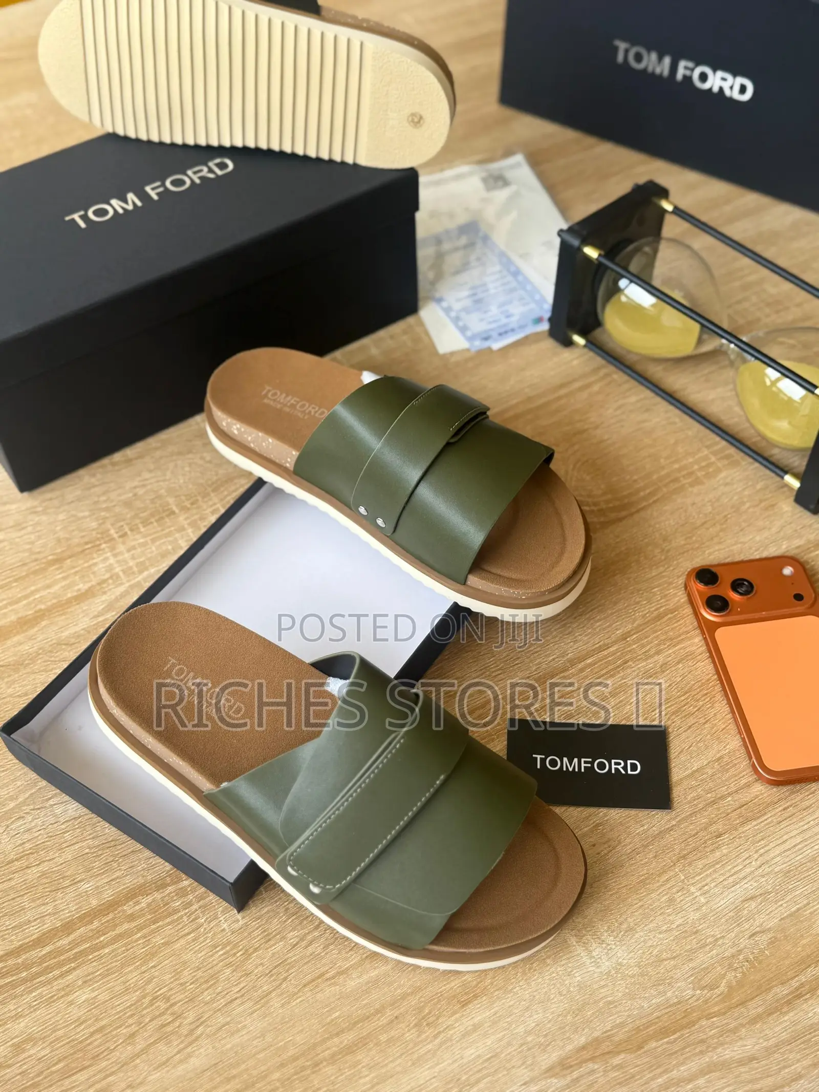Original Tomford Leather Slide
