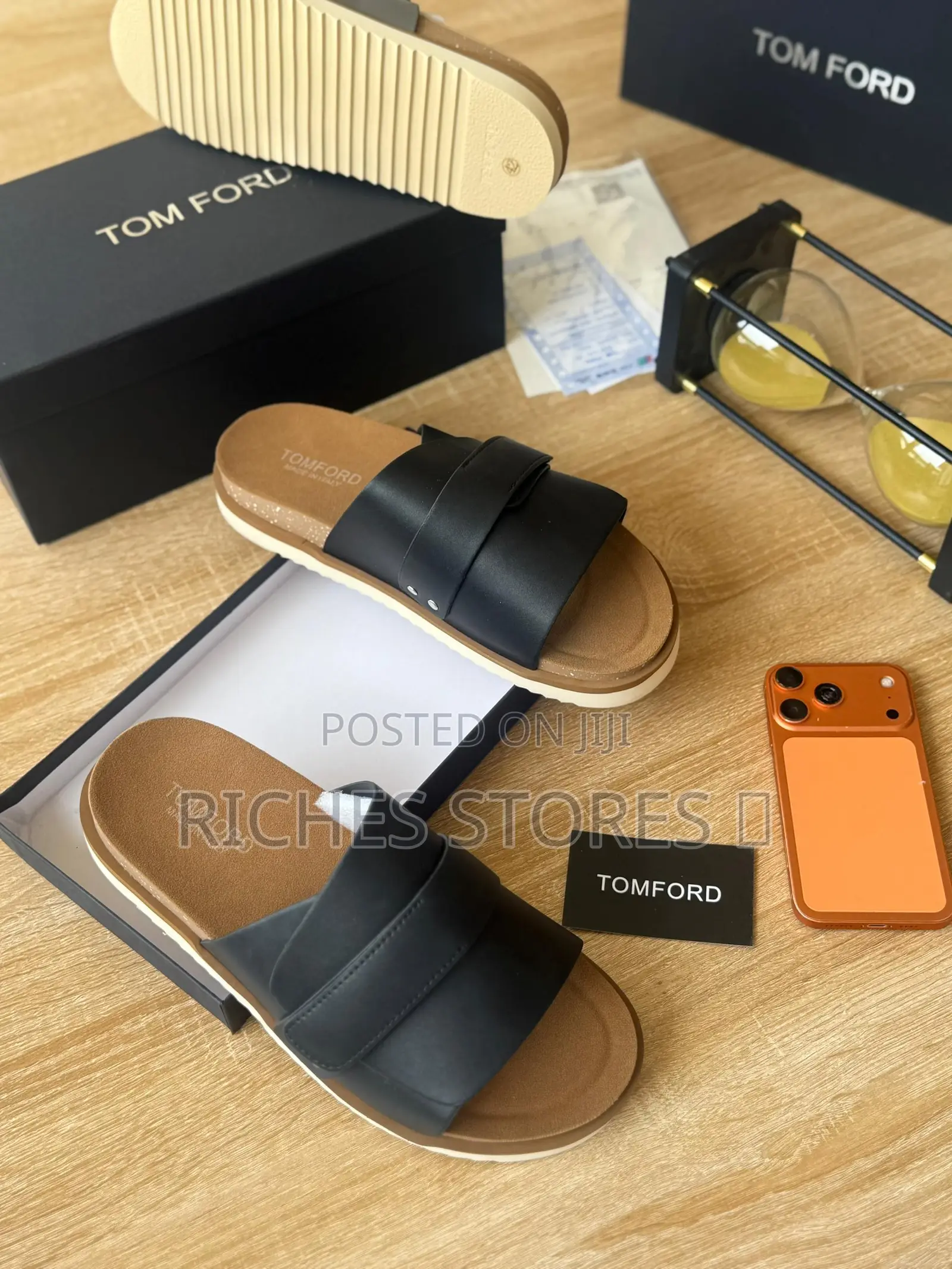 Original Tomford Leather Slide