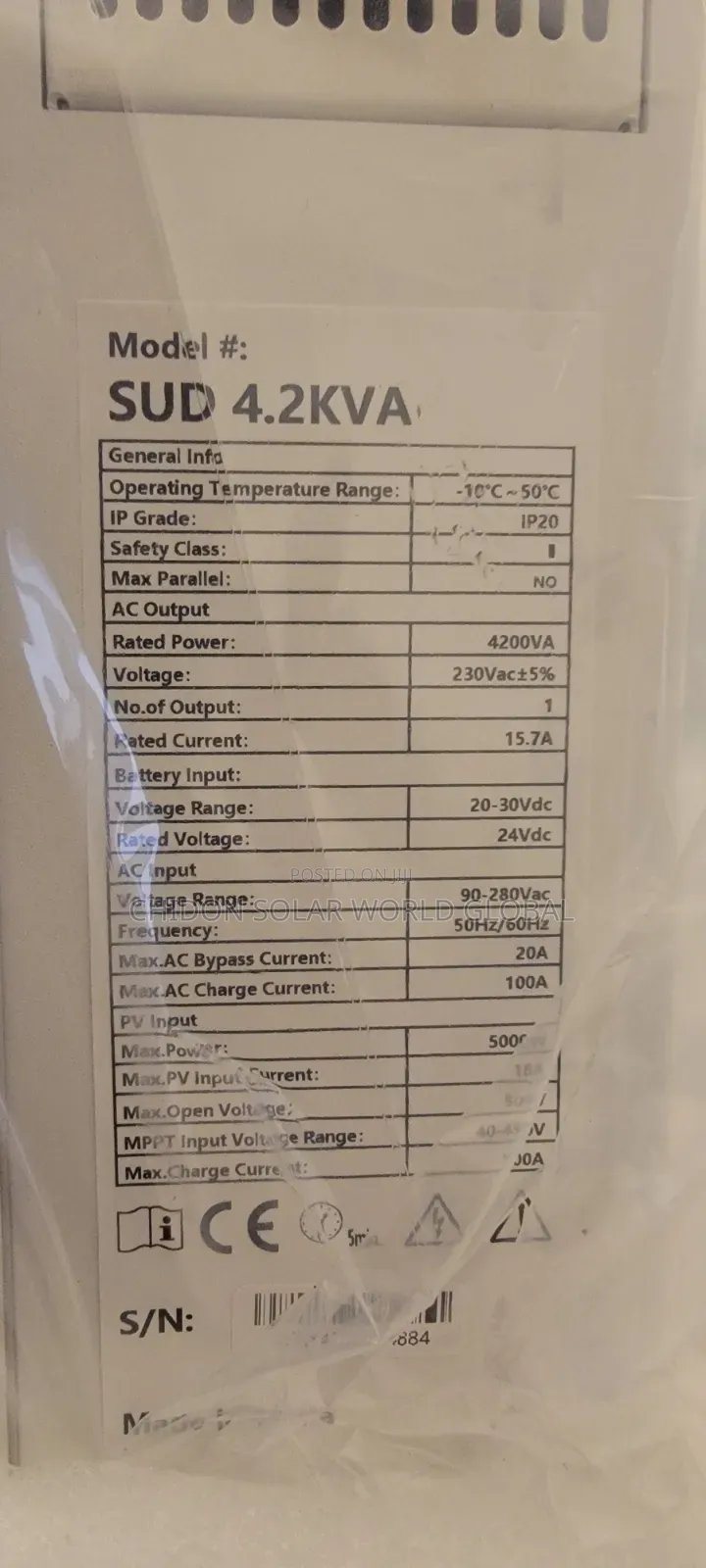 4.2kva 24v Hybrid Inverter