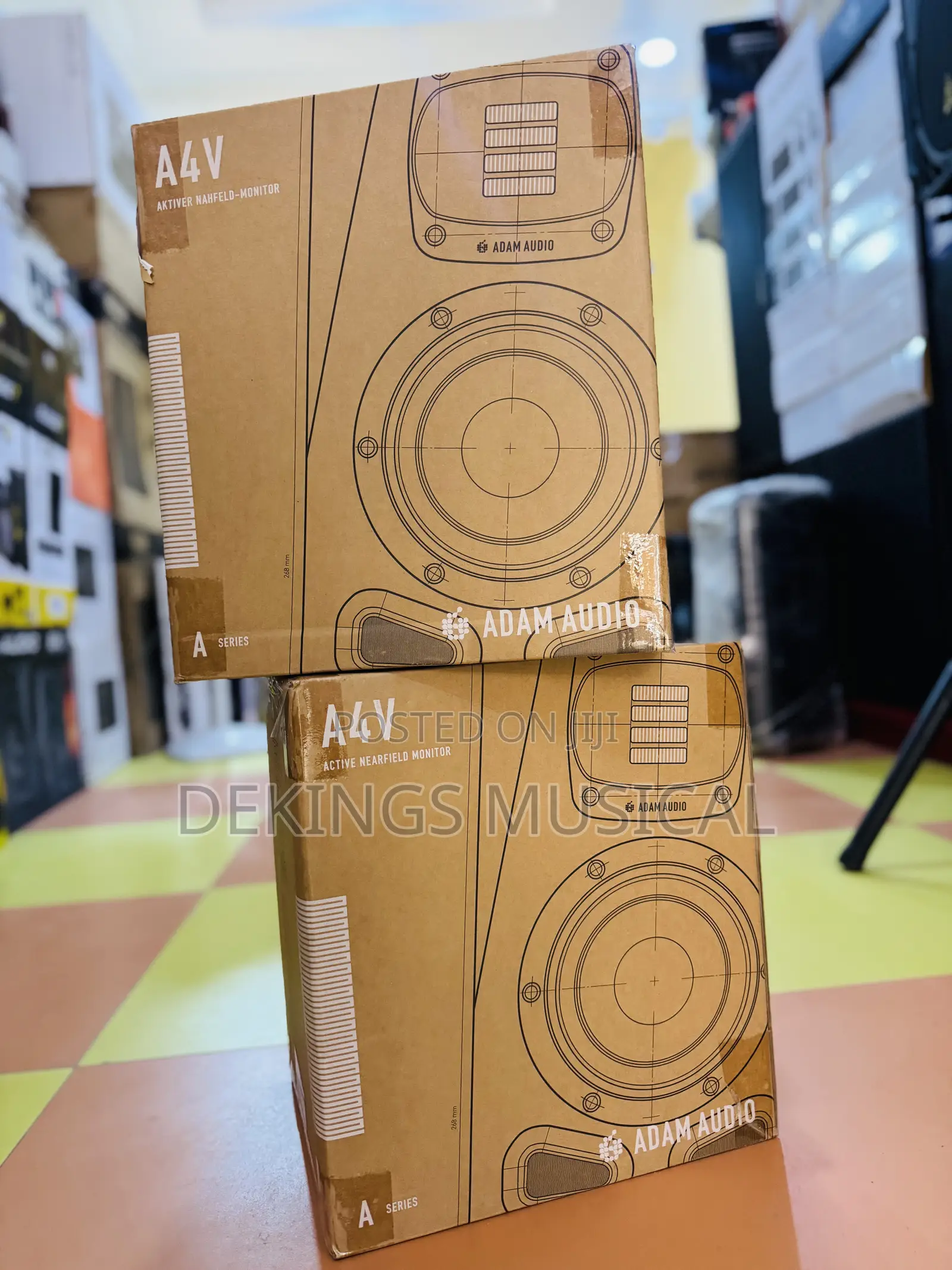 Adam Audio A4v 2-Way Active Studio Monitor Speaker