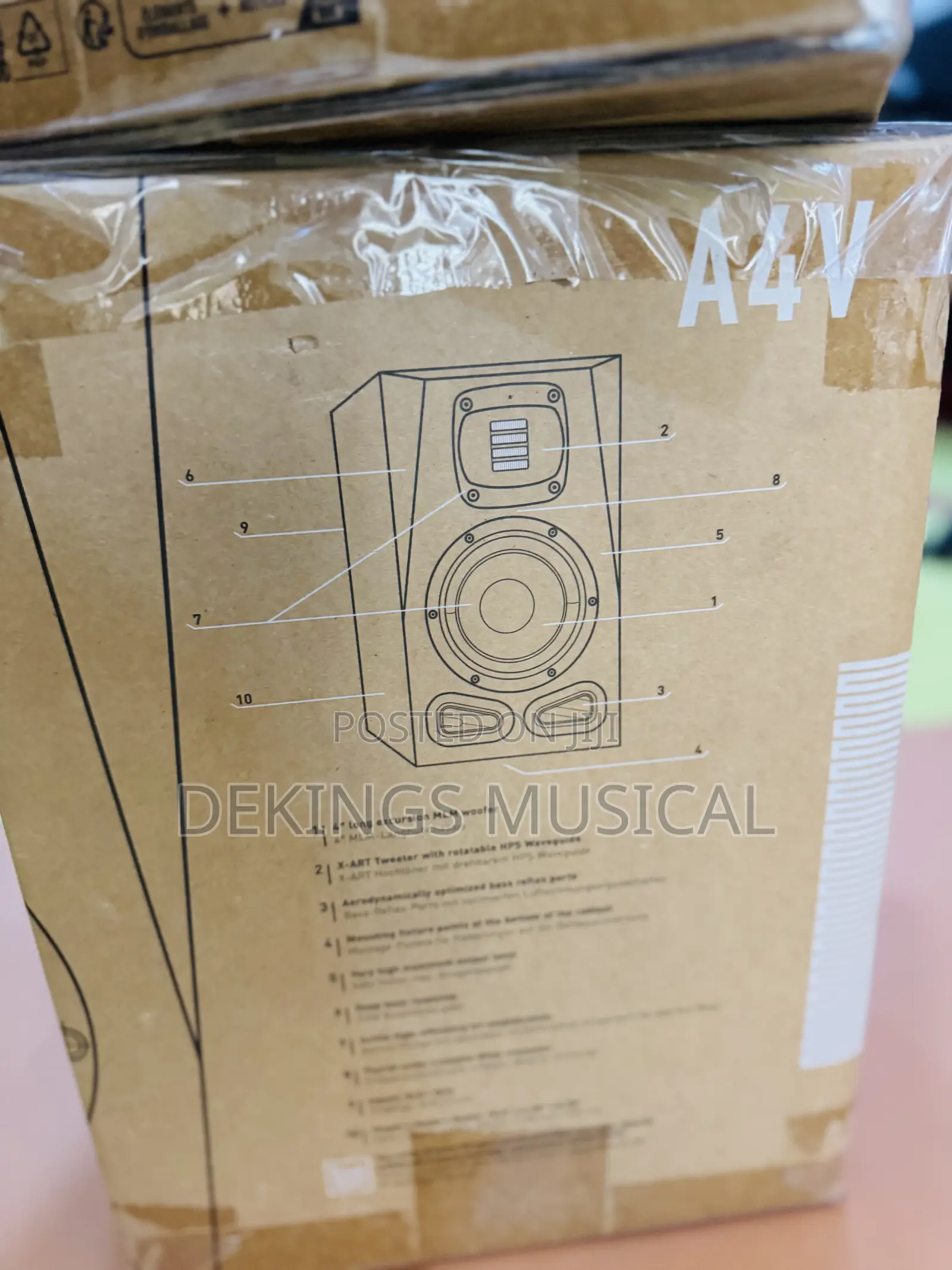 Adam Audio A4v 2-Way Active Studio Monitor Speaker