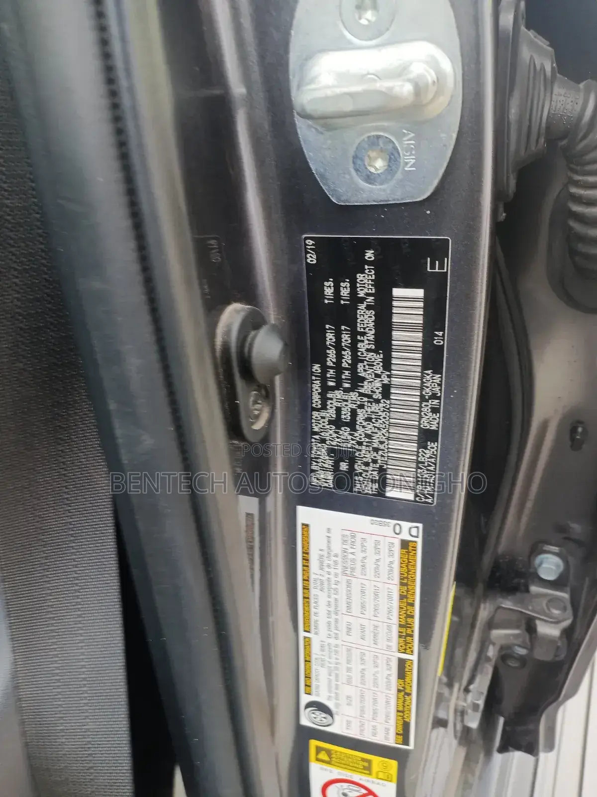 Toyota 4-Runner SR5 4x2 2019 Gray