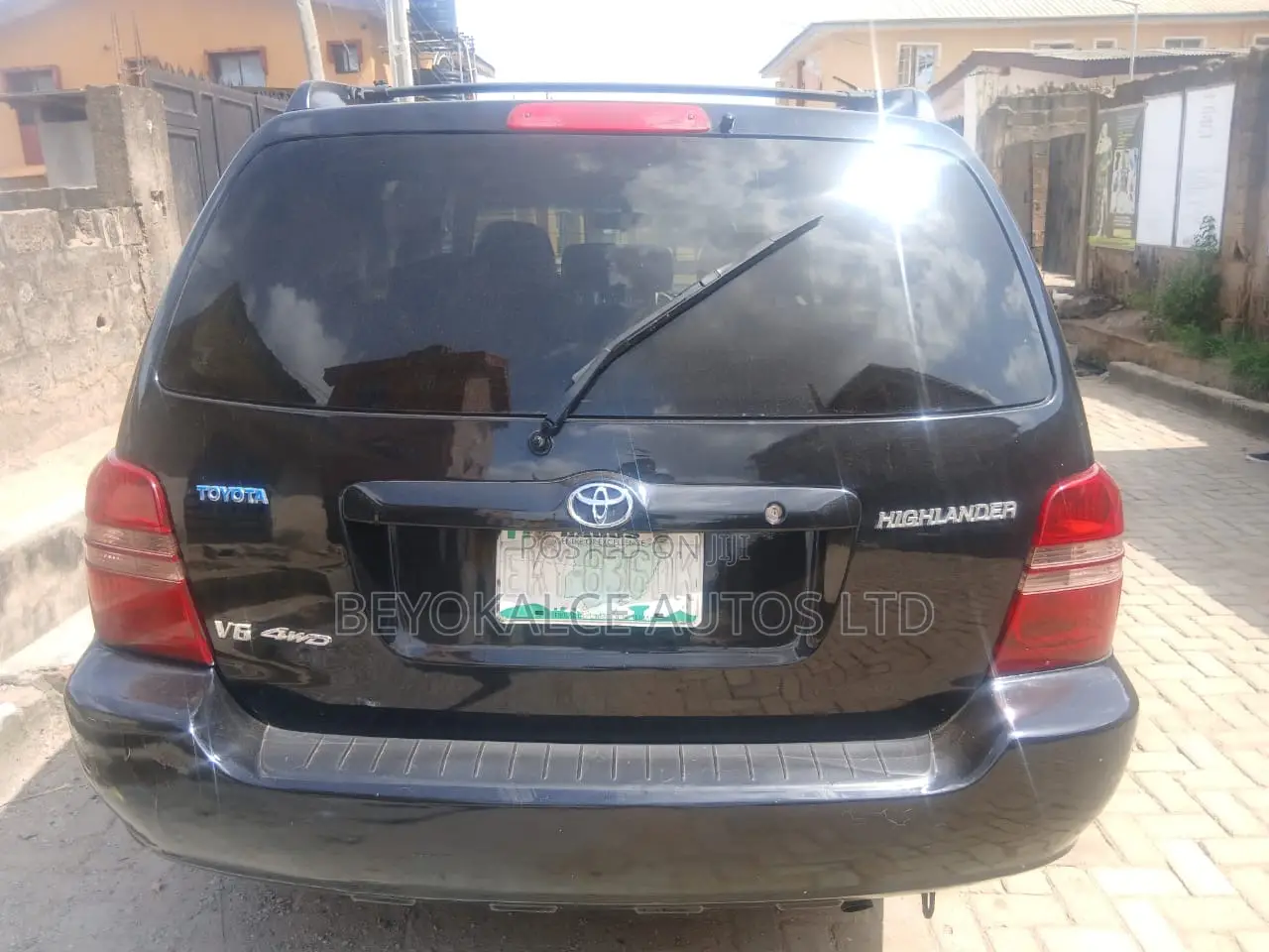Toyota Highlander Limited V6 4x4 2004 Black