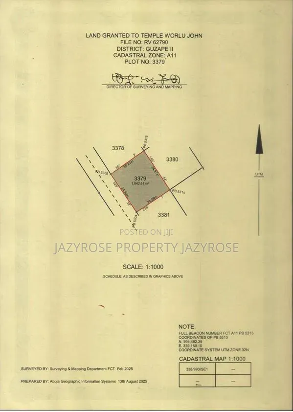 Guzape 2 (A11) Land for Sale