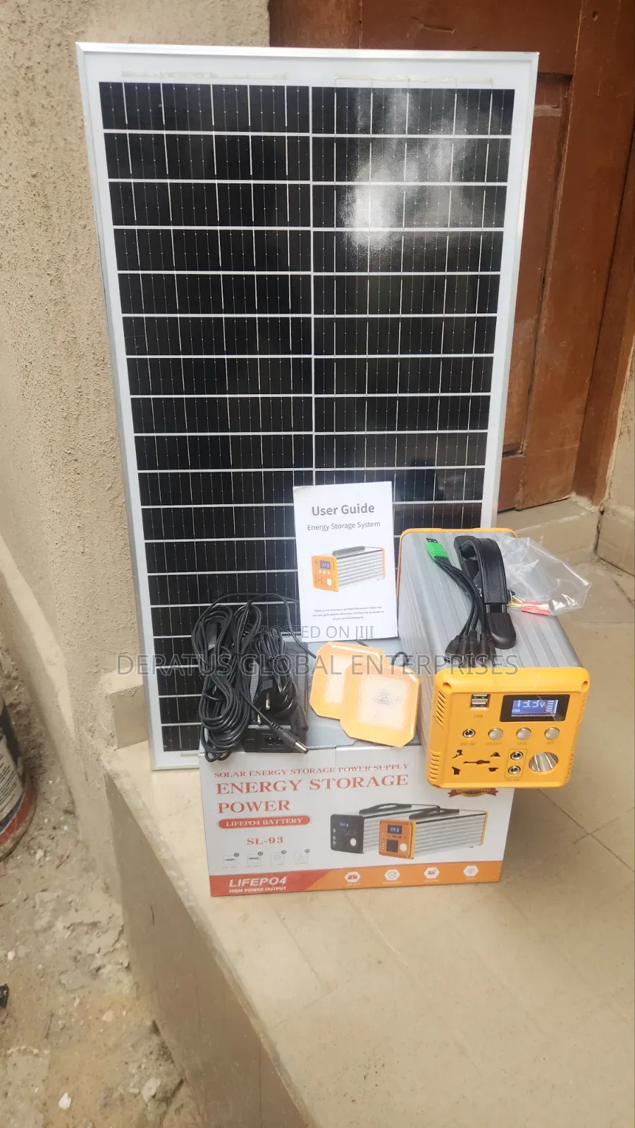 300watts Solar Energy System With 2 Bulbs and 50w Panel