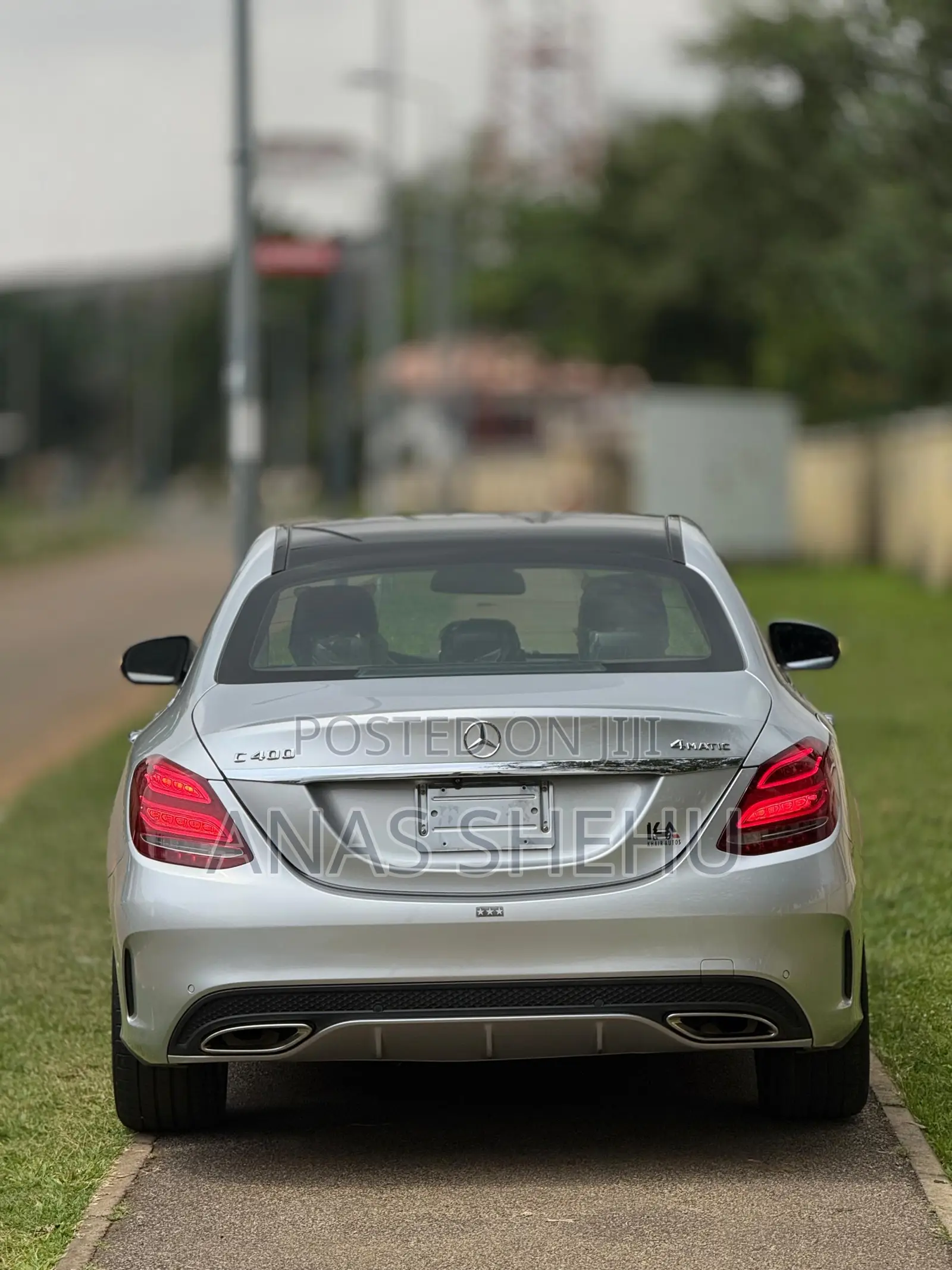 Mercedes-Benz C400 4Matic AWD Sedan (3.0L V6 7A) 2015 Silver
