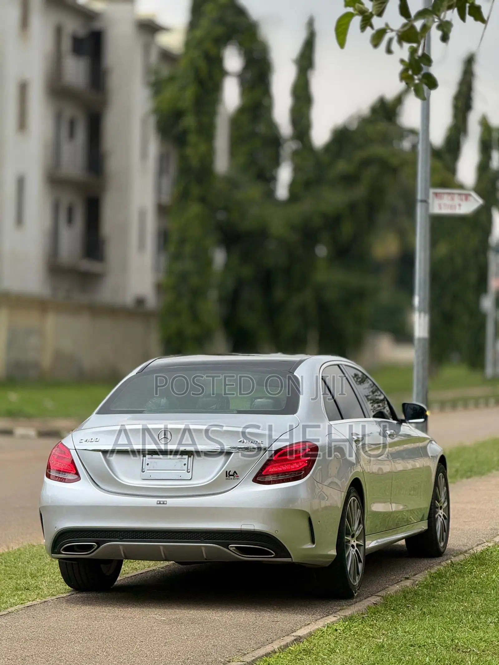 Mercedes-Benz C400 4Matic AWD Sedan (3.0L V6 7A) 2015 Silver
