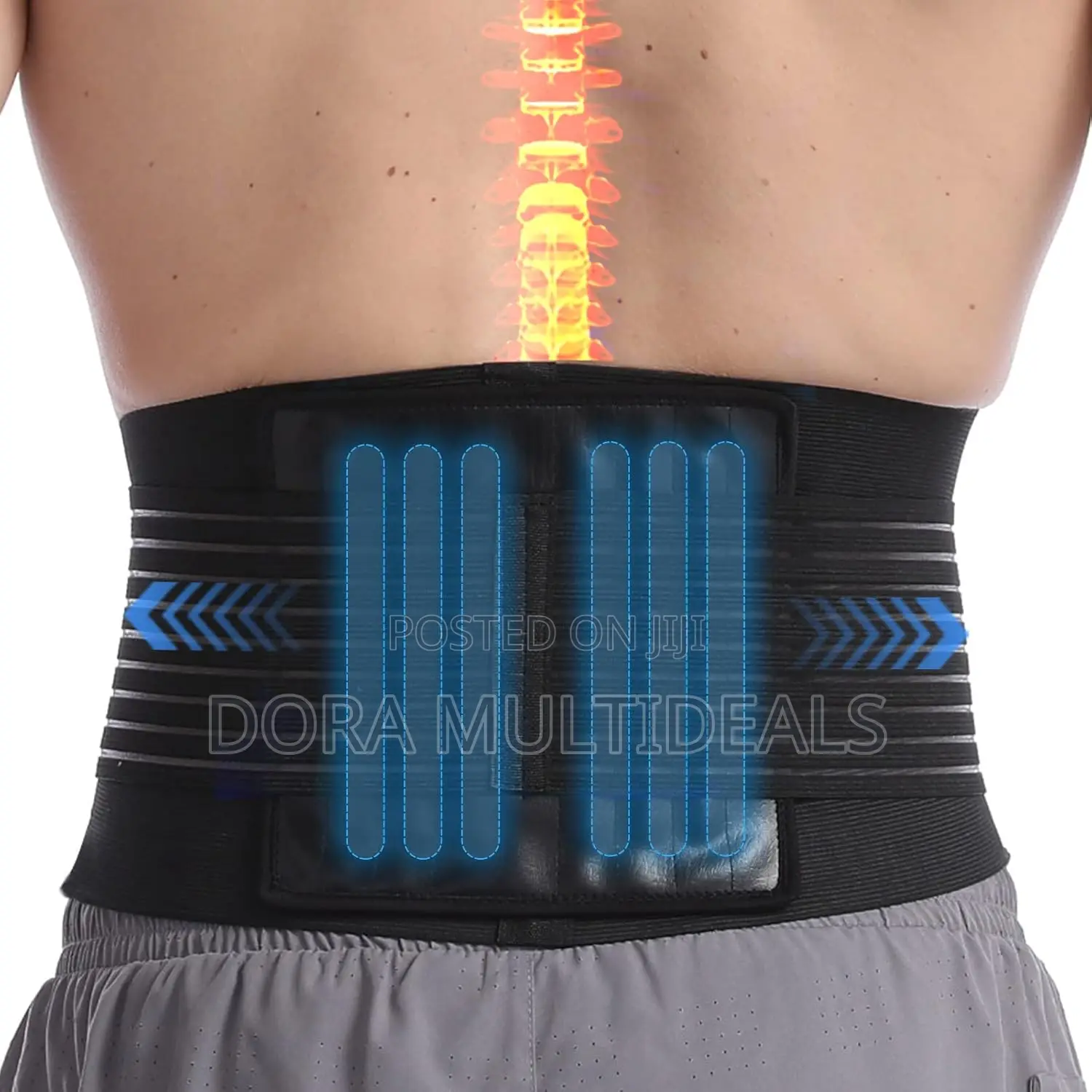 Paskyee Lower Back Brace Pain Relief, Sciatica, Lumber Support Belt