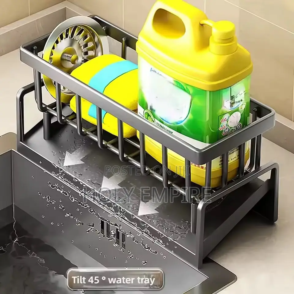 Kitchen Sink Drain Rack Organizer Sponge Storage Faucet Holder Soap