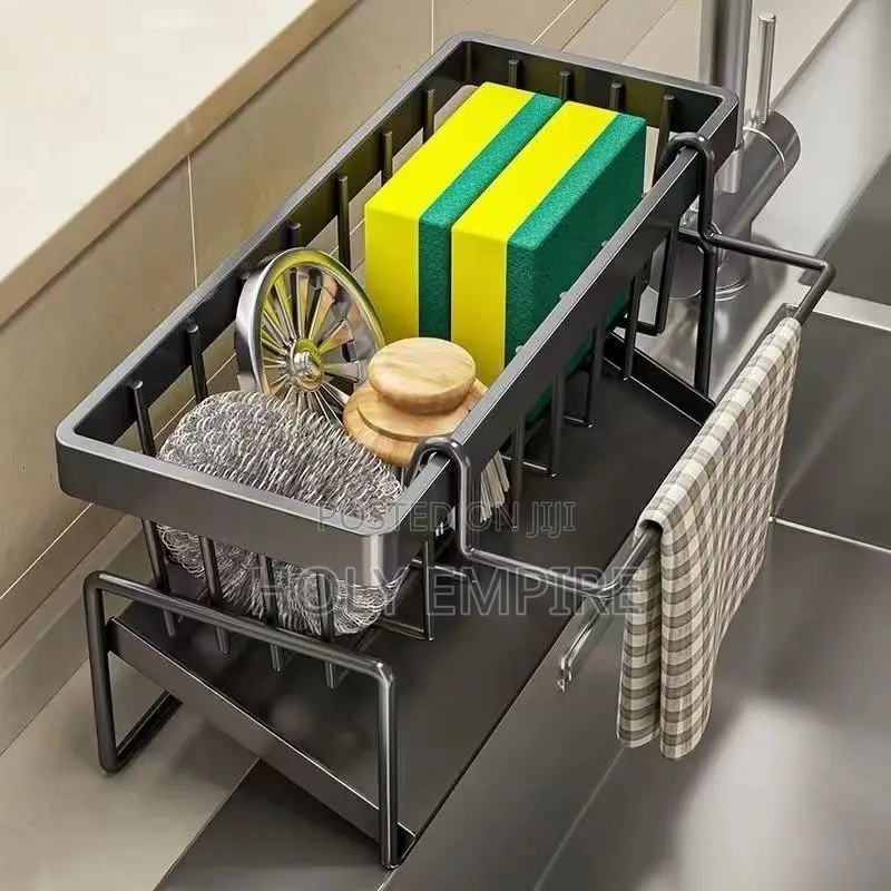 Kitchen Sink Drain Rack Organizer Sponge Storage Faucet Holder Soap