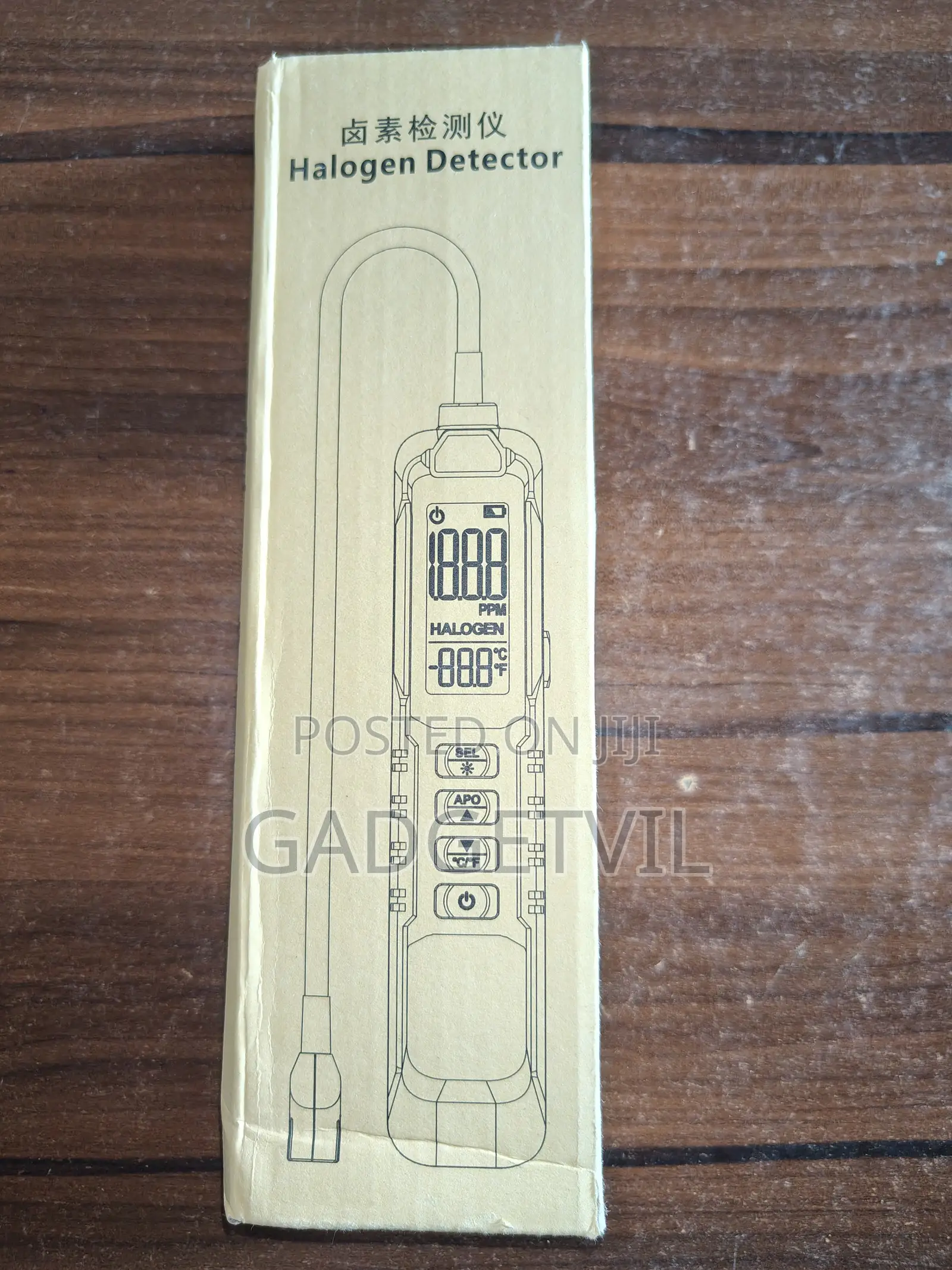 Portable Digital Halogen Gas Leak Detector