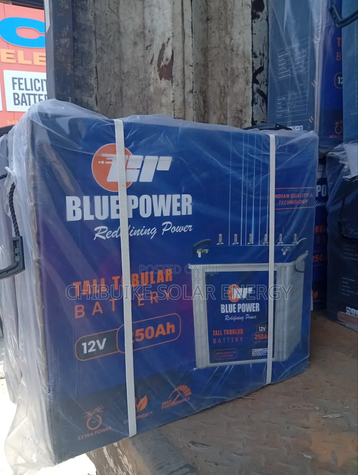 Blue Power Tubular Battery 250a/12v