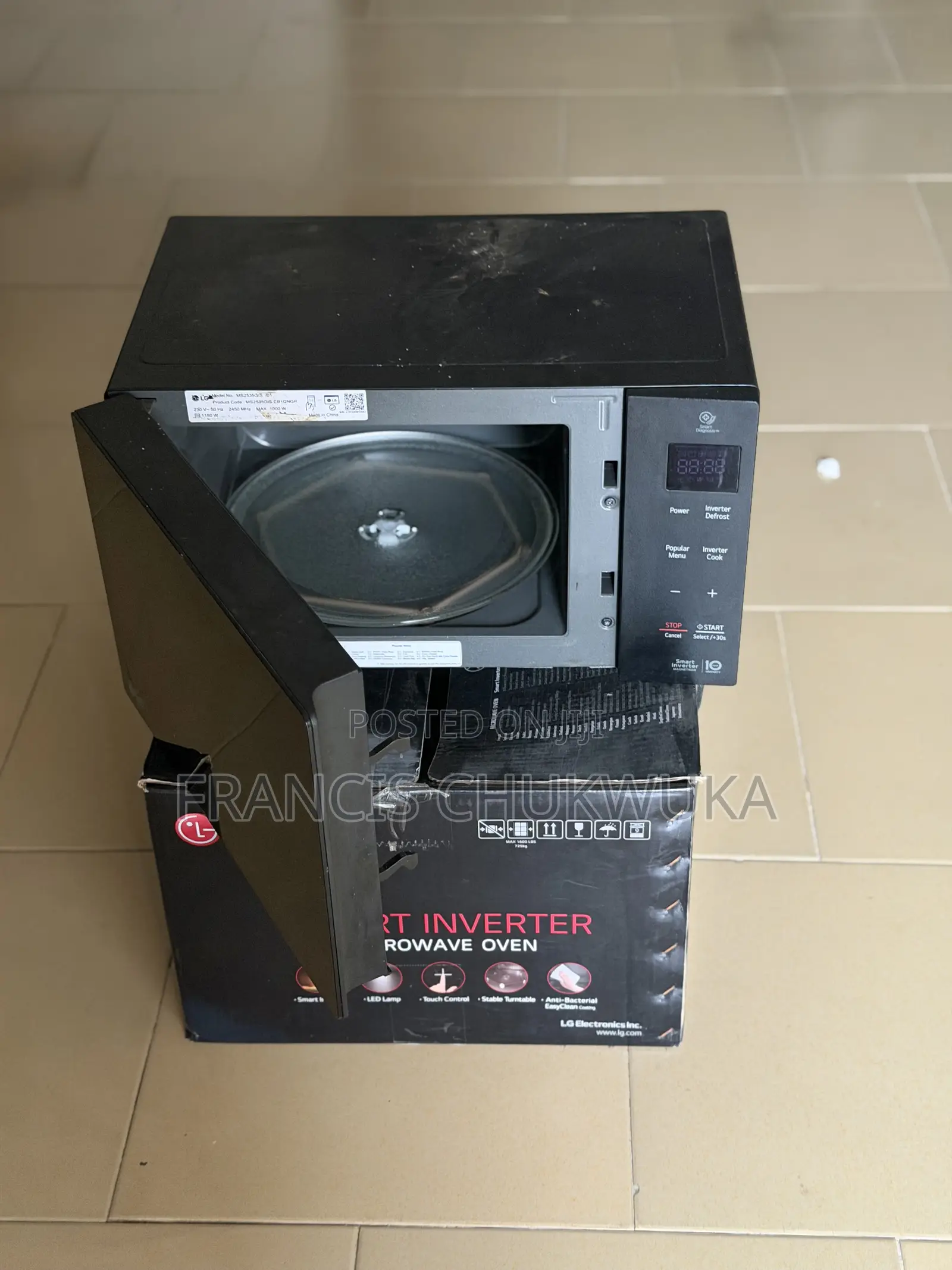 Lg Smart Inverter Microwave Oven 25l